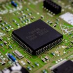 Close-up of a computer memory chip representing the AI-driven memory shortage affecting technology prices