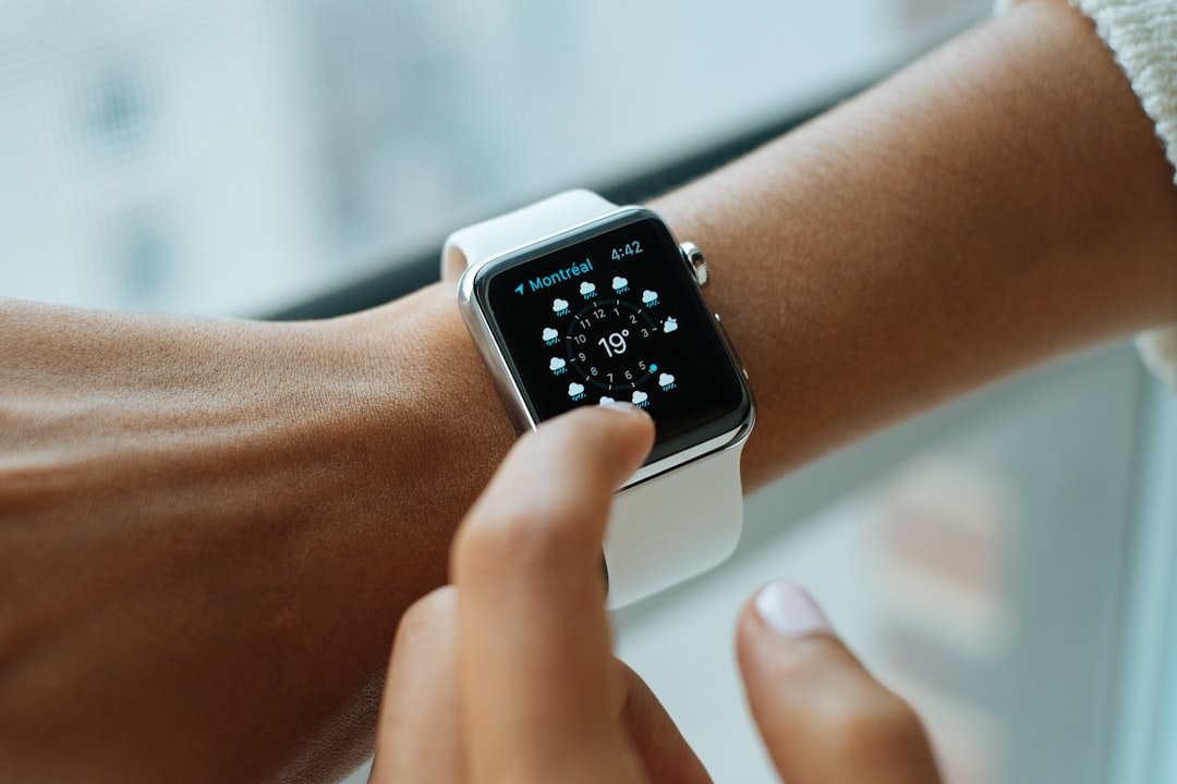 Person wearing Apple Watch, illustrative image for health and fitness tracking