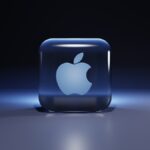 Apple logo concept illustrating Apple silicon and custom processor technology