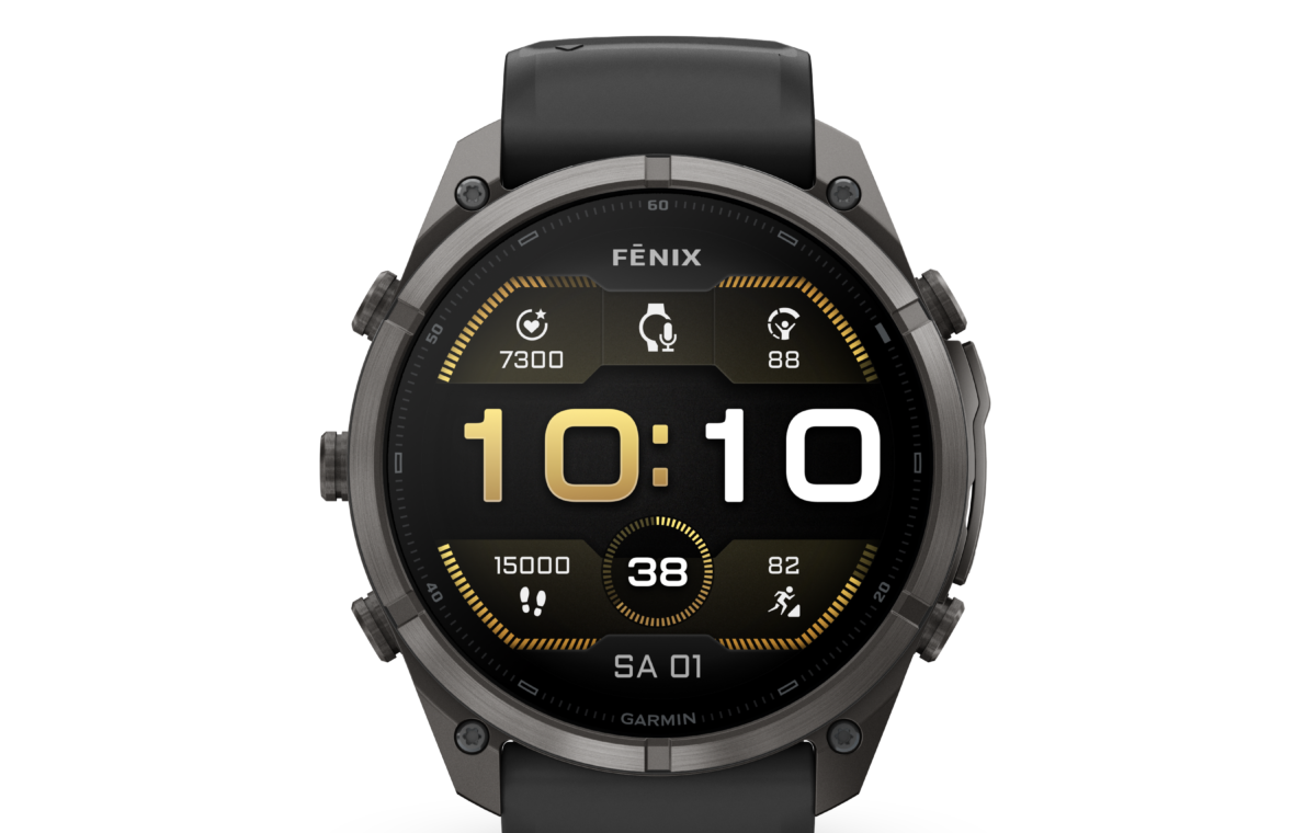 Garmin Fēnix 9 Pro 51mm smartwatch in black with titanium case