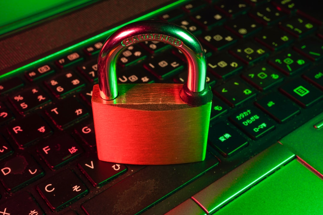 Laptop representing phishing emails and cybersecurity threats using invisible Unicode characters