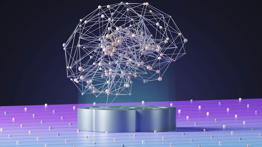 Abstract digital neural network illustration representing artificial intelligence safety and oversight